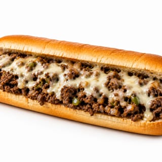 Chopped Cheese Sandwich W/ Mozzarella Cheese