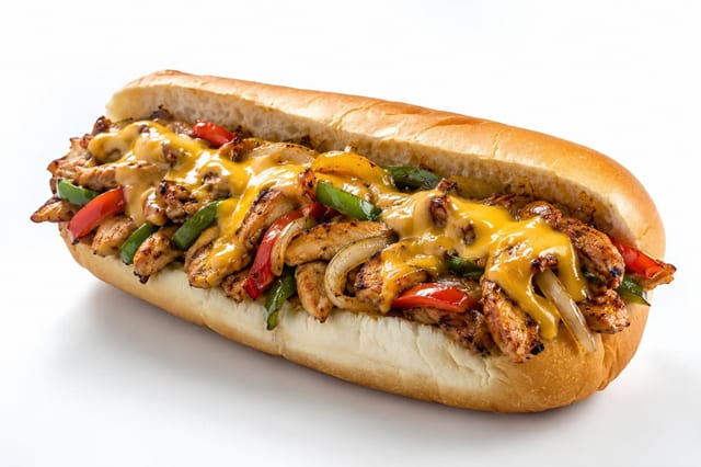 Chicken Steak Sandwich.