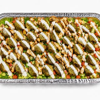Falafel & Chicken Over Salad