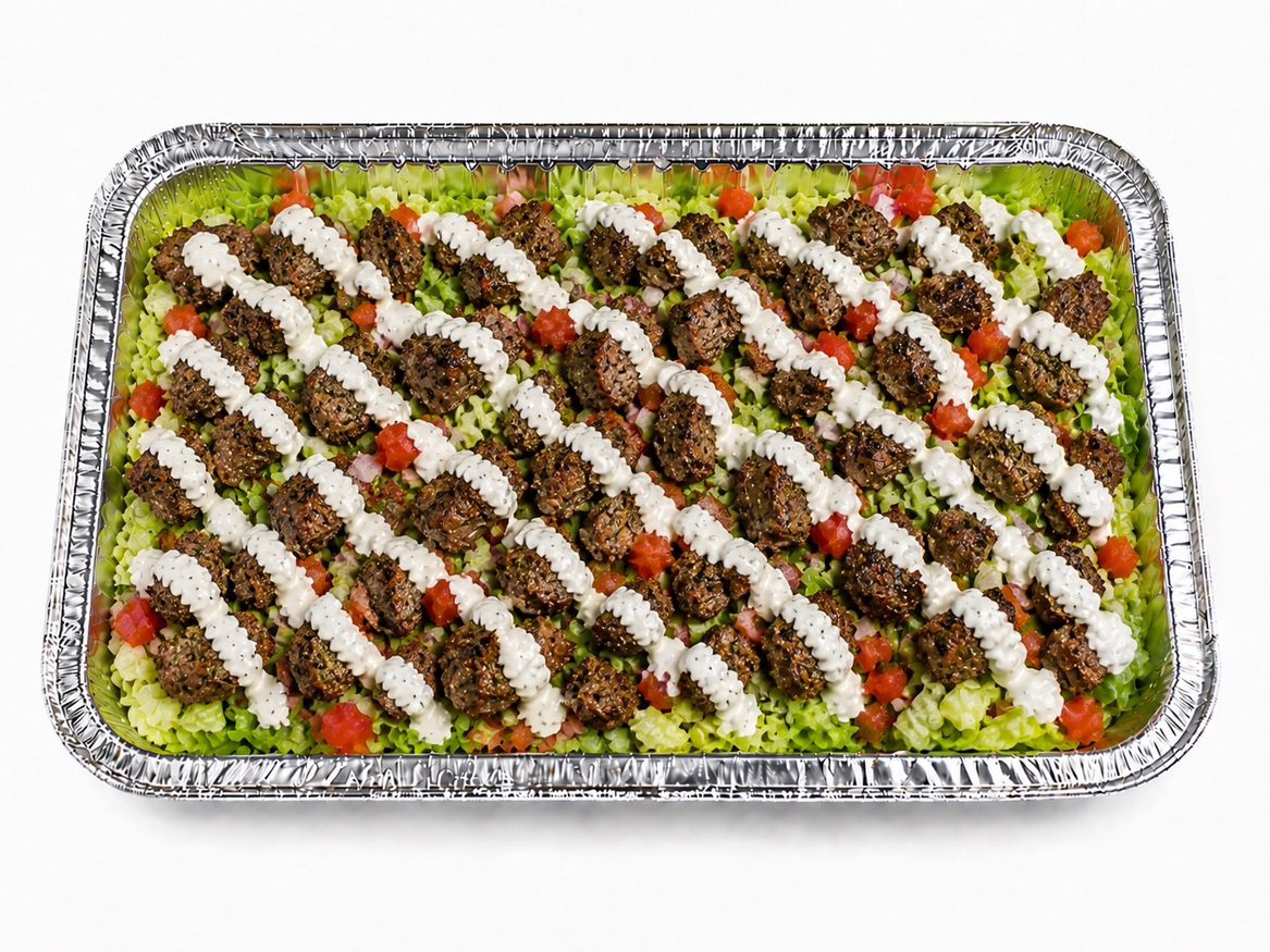 Lamb Over Salad.