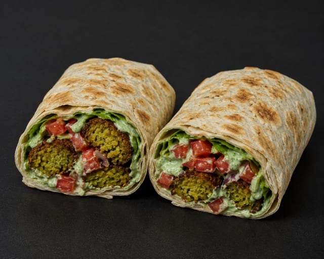 24. Spicy Falafel Wrap.