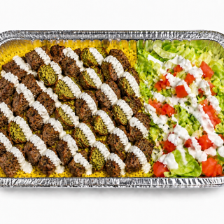 Lamb & Falafel Over Rice