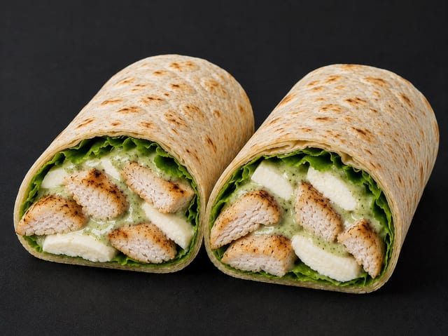 21. Spicy Grilled Chicken & Fresh Mozzarella Wrap.