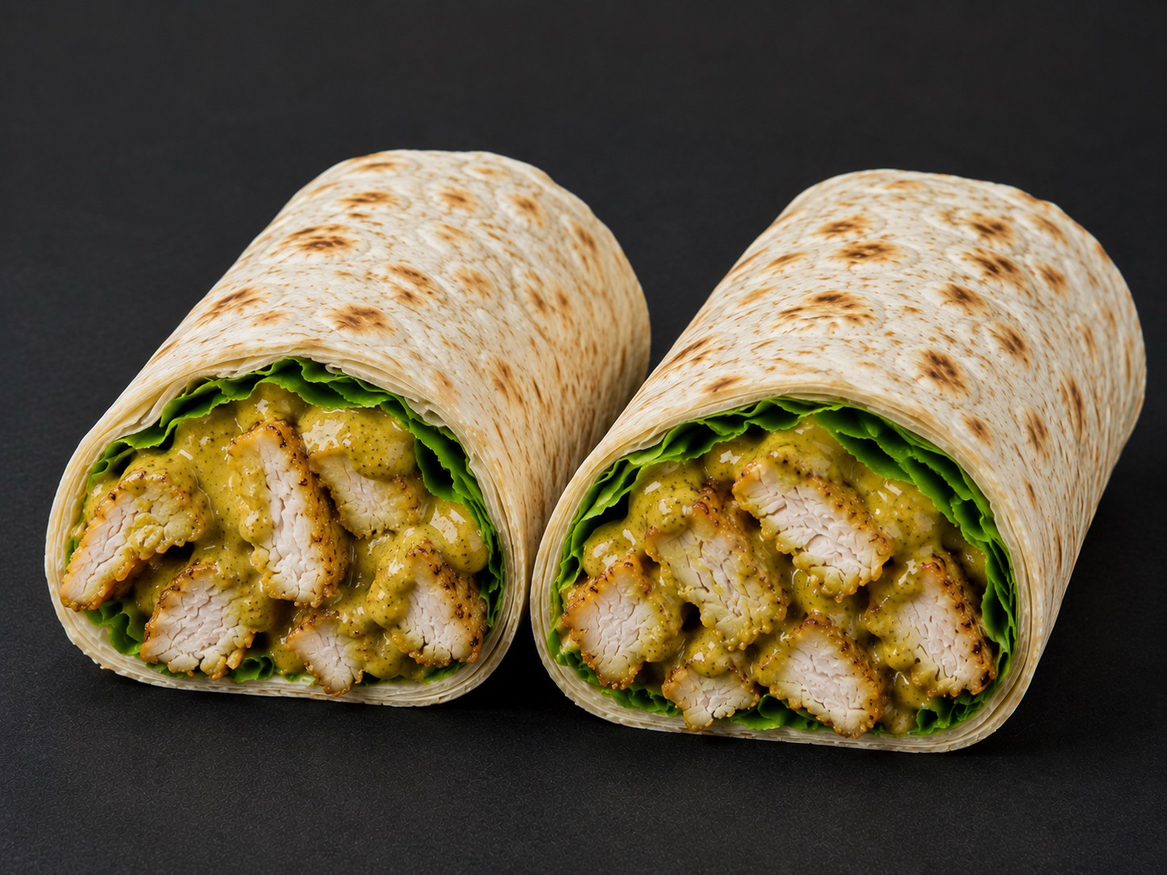 17. Grilled Chicken Curry Wrap.