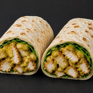 17. Grilled Chicken Curry Wrap