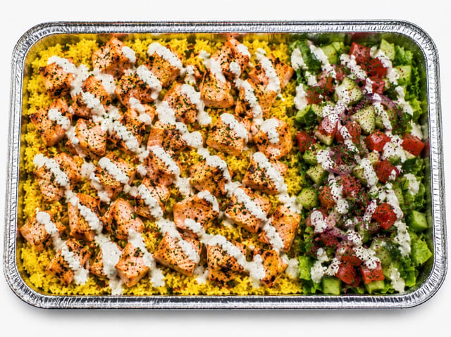 Salmon Over Rice.