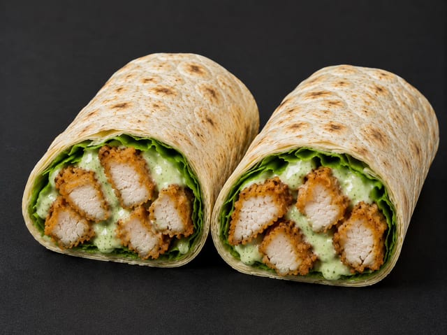 15. Crispy Chicken Wrap.