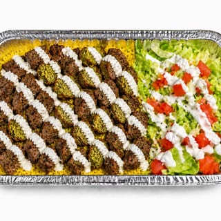Lamb & Falafel Over Rice