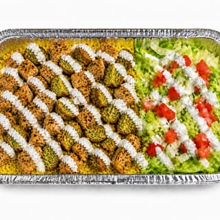 Falafel & Chicken Over Rice