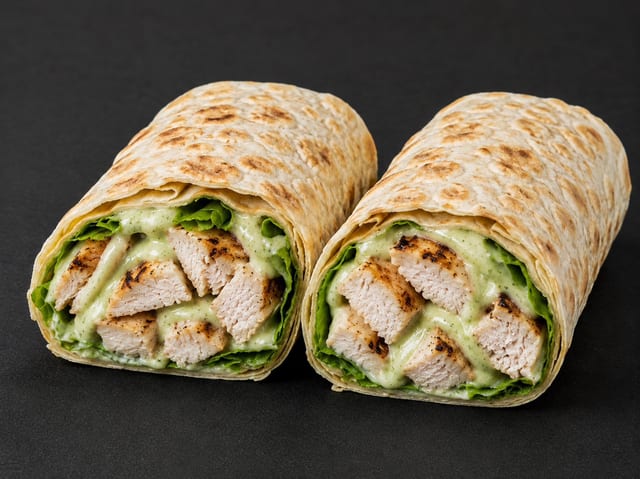 14. Spicy Grilled Chicken Wrap.