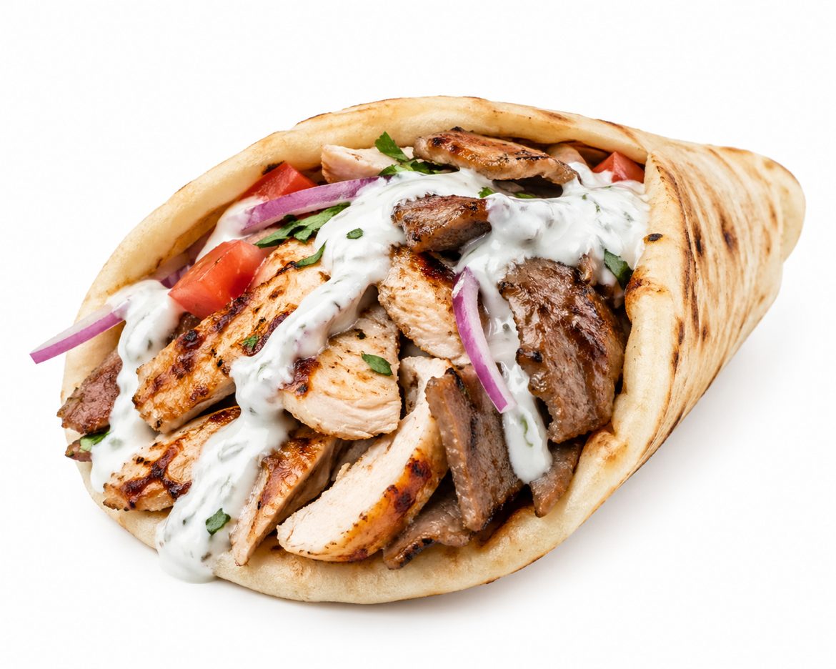 Chicken & Lamb Gyro.