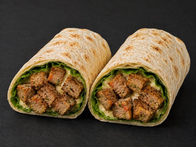 19. Veggie Burger Wrap.