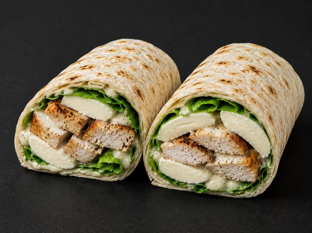 13. Grilled Chicken & Fresh Mozzarella Wrap.