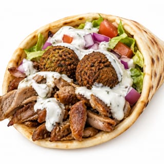 Lamb & Falafel Gyro