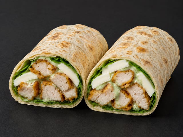 23. Spicy Crispy Chicken & Fresh Mozzarella Wrap.